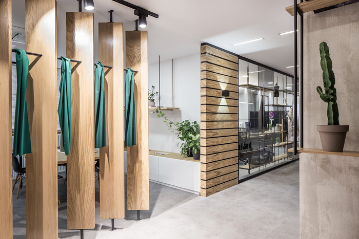 時裝公司辦公室接待區裝修設計效果圖