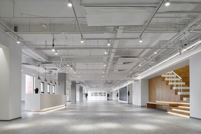 科技辦公樓多功能展廳裝修設計效果圖