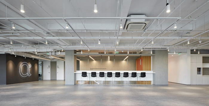 科技辦公樓多功能展廳裝修設計效果圖