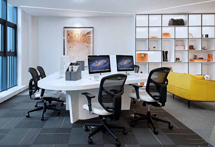 60平方辦公室辦公區裝修設計效果圖