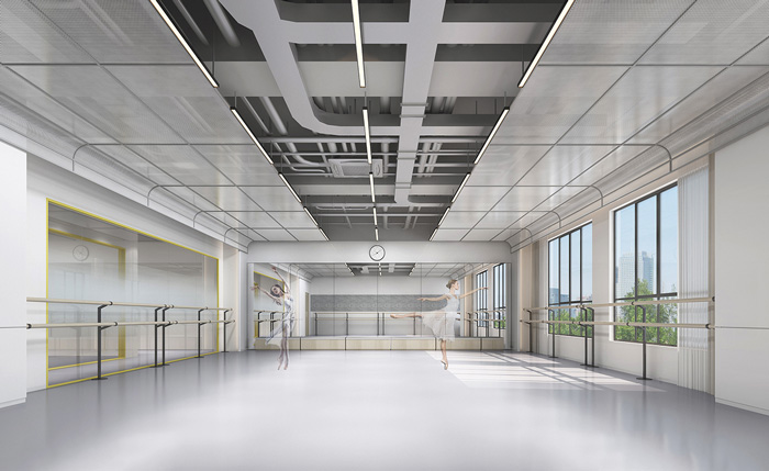 藝術(shù)學校教室裝修設(shè)計效果圖