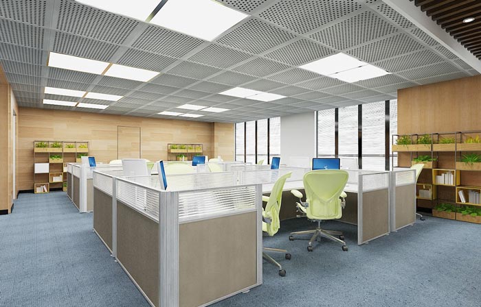 金融公司辦公區裝潢裝飾設計效果圖