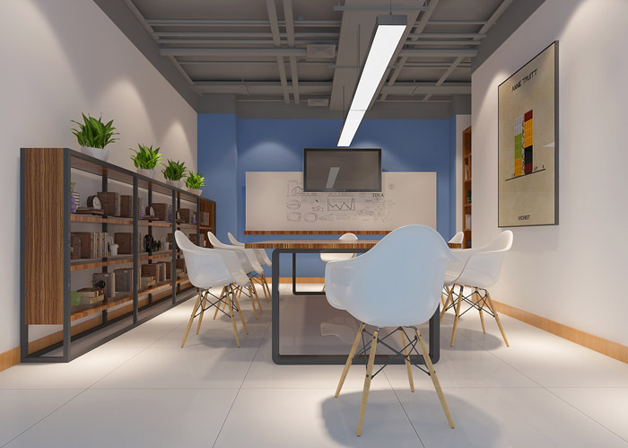 教育學校辦公室會議室裝修設計效果圖