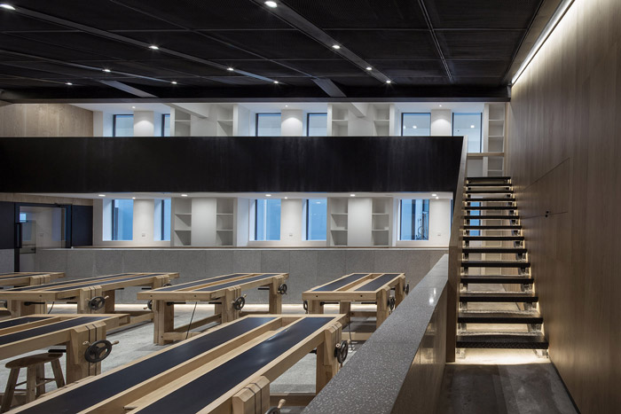 木藝實驗室培訓(xùn)區(qū)裝修設(shè)計效果圖