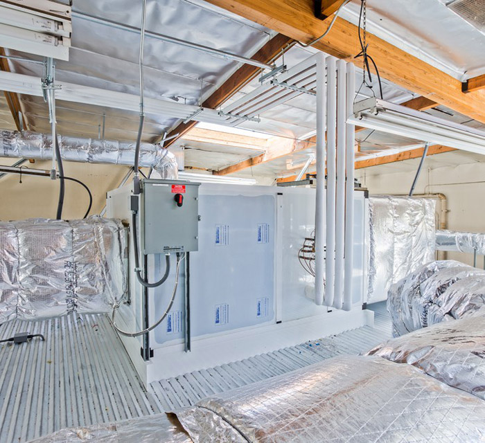 潔凈廠房頂部線路裝修設計效果圖