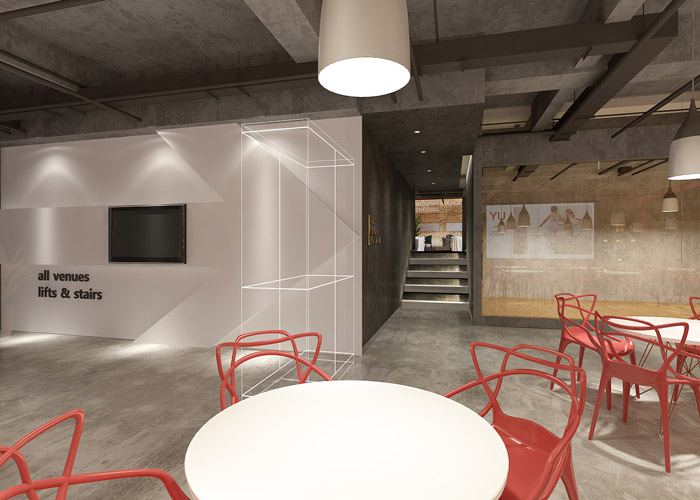 舞蹈培訓班交流區裝修設計效果圖