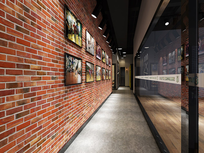 舞蹈培訓(xùn)中心過道裝修設(shè)計(jì)效果圖