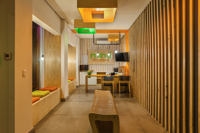 少兒編程培訓(xùn)學(xué)校接待區(qū)裝修設(shè)計(jì)效果圖