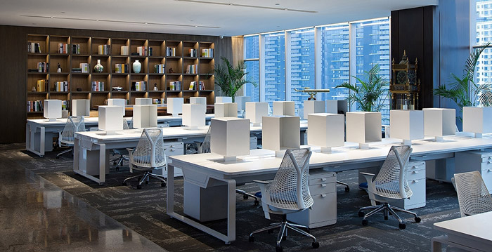 集團辦公室辦公區裝修設計方案