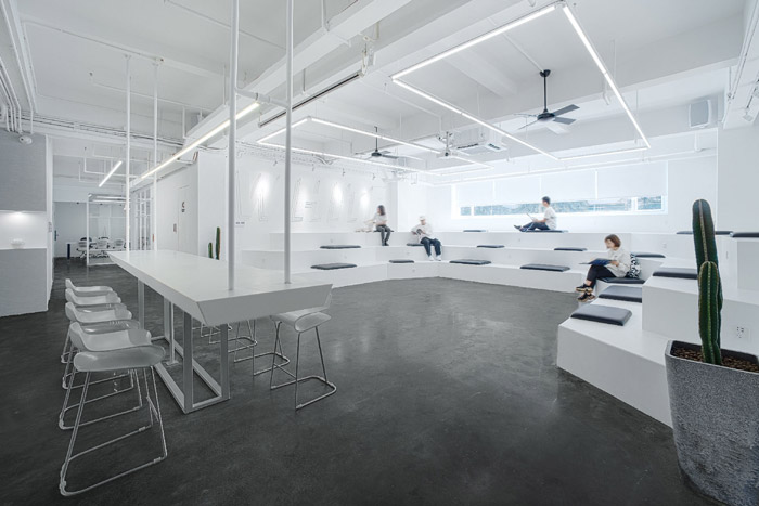 涂料公司辦公室休閑區裝修效果圖