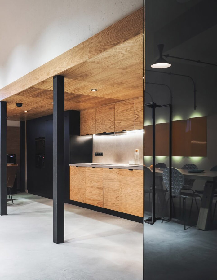 包豪斯風格辦公室茶水間裝修設計效果圖