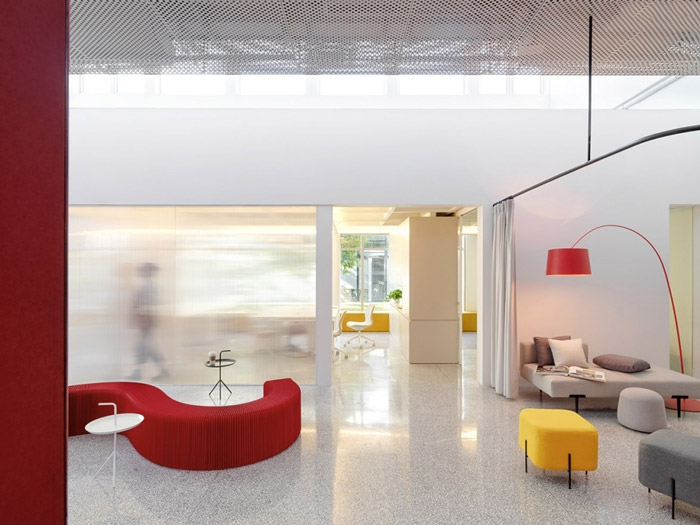 創意園區辦公室交流區裝修設計效果圖