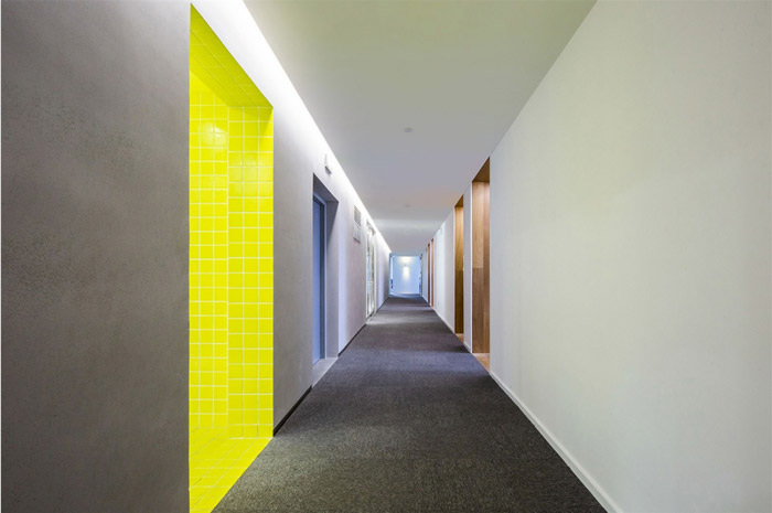 電商辦公室走廊裝修設計效果圖