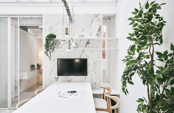 家庭式loft辦公室接待區(qū)裝修設計效果圖