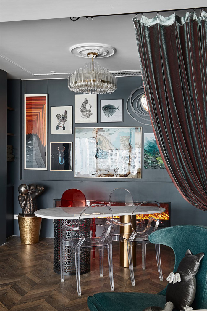 150平方家庭公寓辦公室洽談區裝修設計效果圖