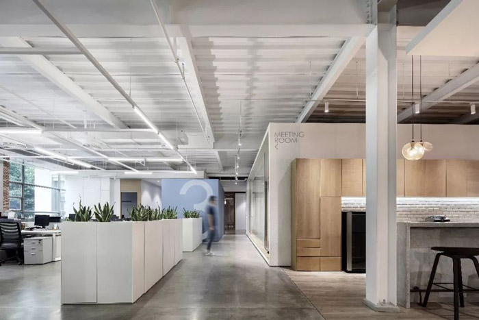 1300㎡辦公室辦公區裝修設計效果圖