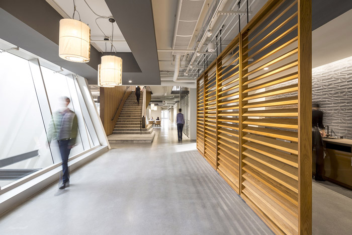 200人辦公室走廊裝修設計效果圖