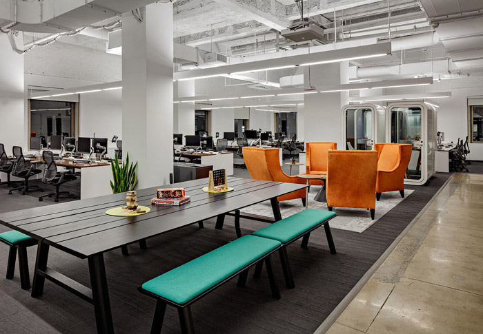 家具公司辦公區裝修設計效果圖