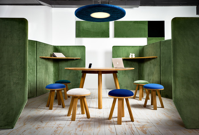 家具公司個人辦公區裝修設計效果圖