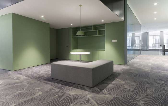 總部辦公樓洽談區裝修設計效果圖