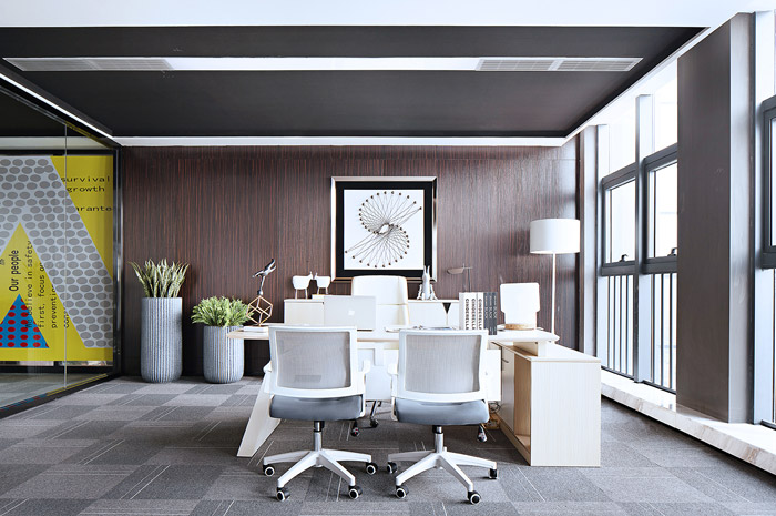 科技公司寫字樓辦公區裝修設計效果圖