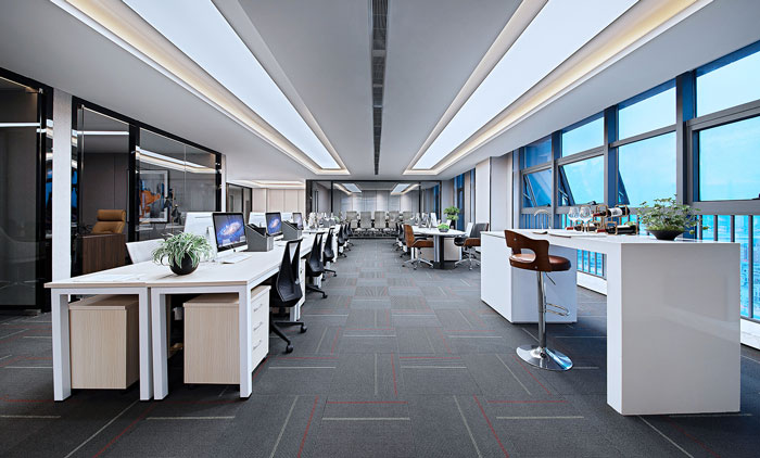 公司寫(xiě)字樓辦公區(qū)裝修設(shè)計(jì)效果圖