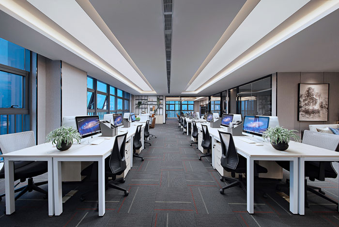 公司寫(xiě)字樓辦公區(qū)裝修設(shè)計(jì)效果圖