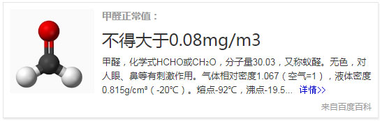 國家規定室內甲醛標準值效果圖