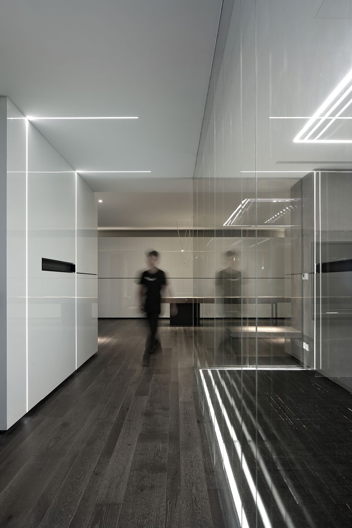 機構辦公室過道裝修設計效果圖