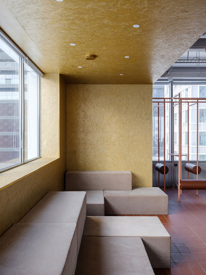 極簡辦公室休息區裝修設計效果圖