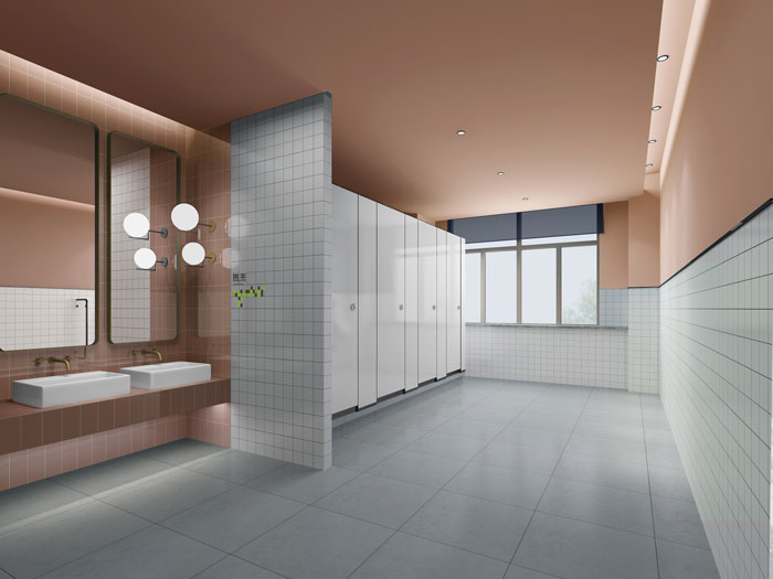 杭州聯合辦公女衛生間裝修設計效果圖