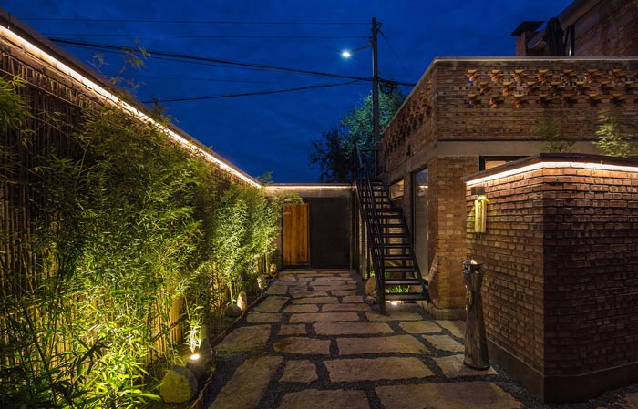 鄉村民宿入口設計效果圖