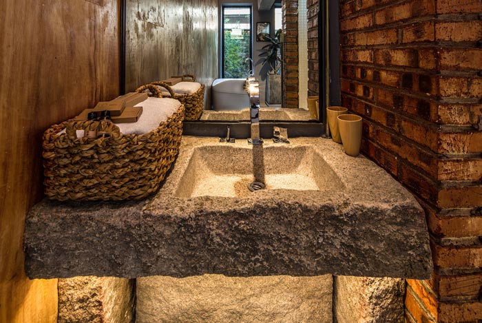 鄉村民宿洗手池設計效果圖