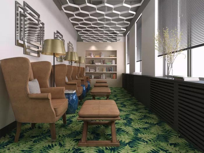 創意辦公空間閱讀區裝修設計效果圖