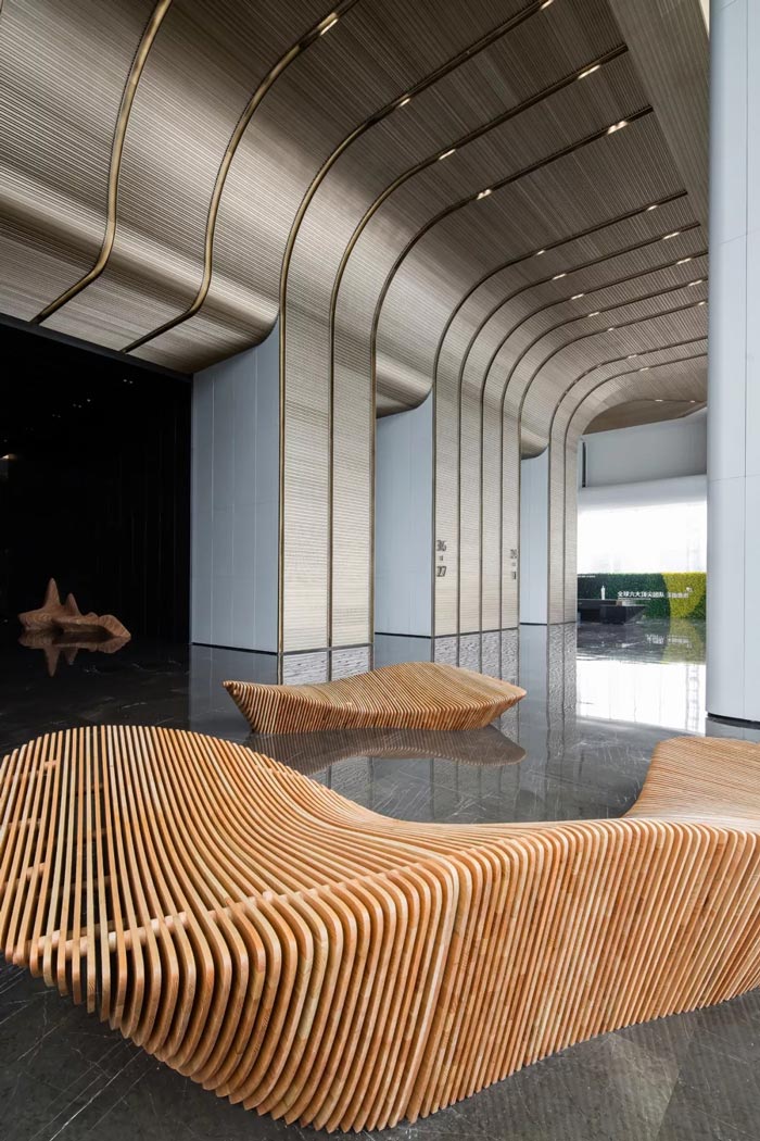 時尚辦公樓大堂設計方案